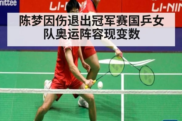陈梦因伤退出冠军赛国乒女队奥运阵容现变数